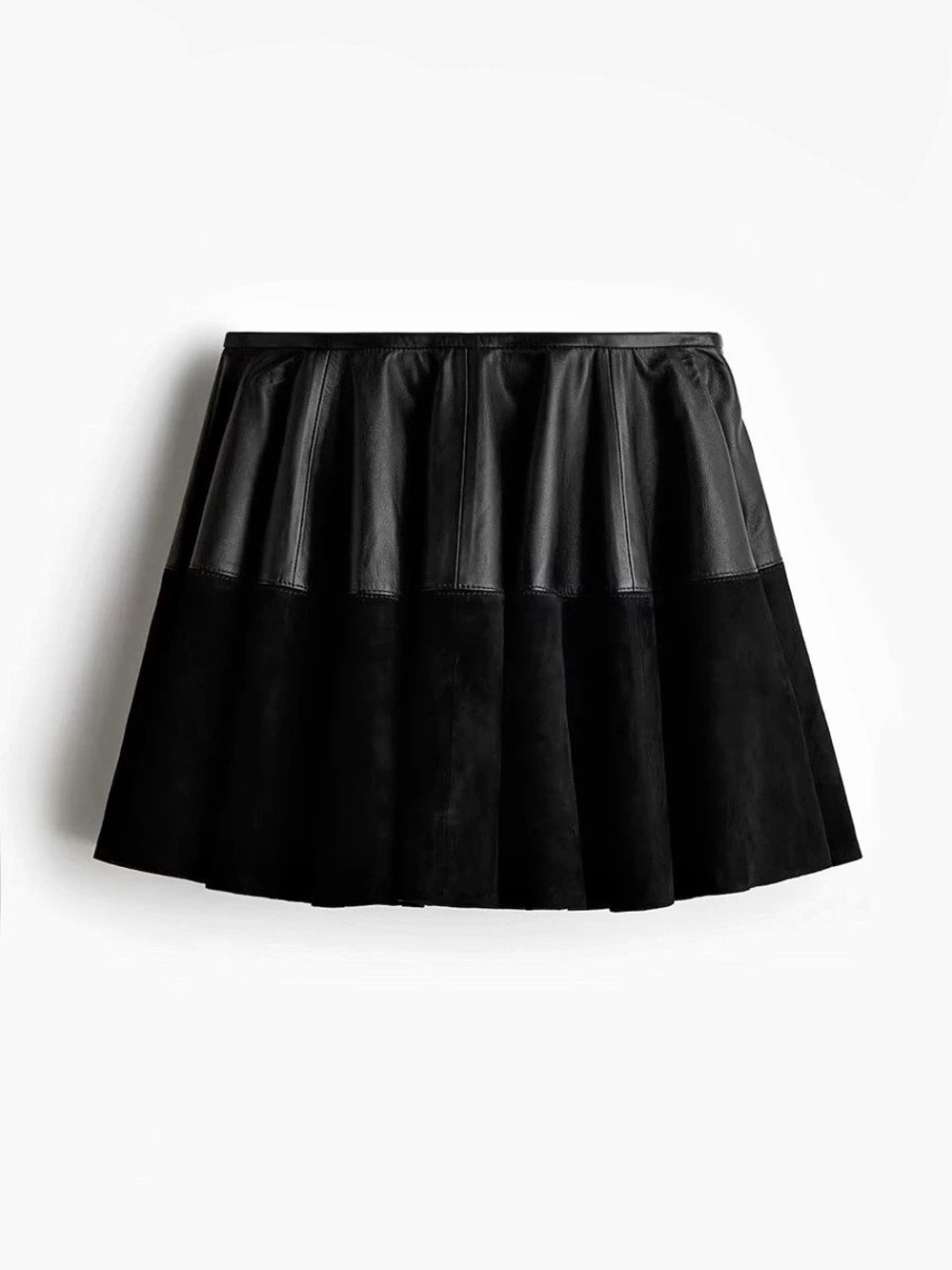 Black Leather Mini Skirt